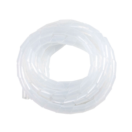 ESPIRAL PROTECTORA PARA CABLE COLOR BLANCO CERTIFICADO UL 12MMX10MTS CMC SWB-12-WH