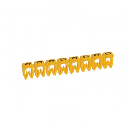 MARCADOR PARA CABLE 1.5 A 2.5 LETRA "C" - /TIRA X 20 UND