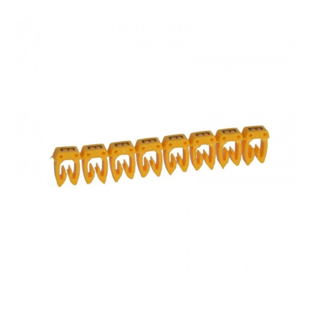 MARCADOR PARA CABLE 1.5 A 2.5 LETRA "E" - /TIRA X 20 UND