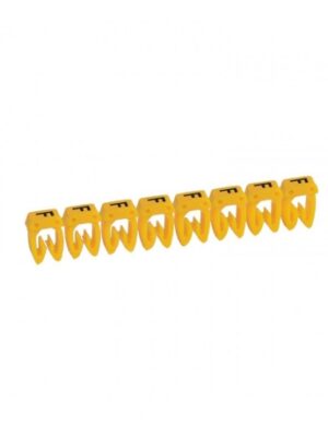 MARCADOR PARA CABLE 1.5 A 2.5 LETRA "F" - /TIRA X 20 UND