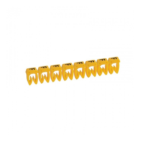 MARCADOR PARA CABLE 1.5 A 2.5 LETRA "F" - /TIRA X 20 UND