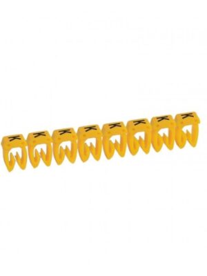 MARCADOR PARA CABLE 1.5 A 2.5 LETRA "K" - /TIRA X 20 UND