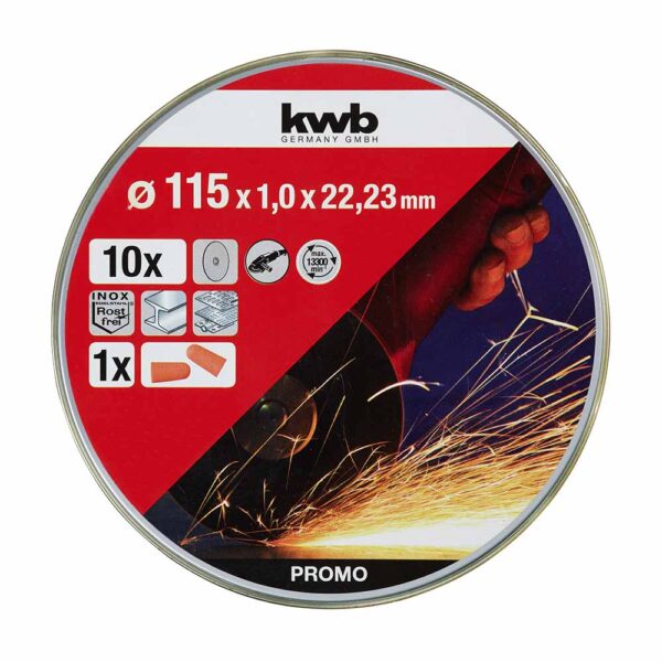 DISCO DE CORTE METAL 115MM X1.00M X 22.23 MM