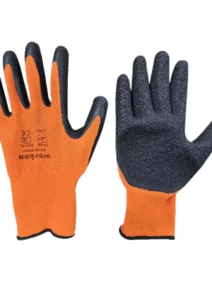 GUANTE  ANTICORTE PALMA D/CAUCHO COLOR NARANJA - PROTEGTUS