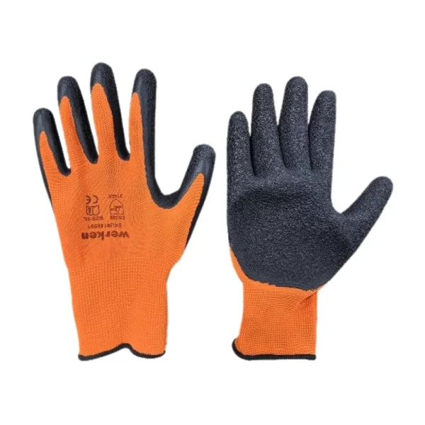 GUANTE  ANTICORTE PALMA D/CAUCHO COLOR NARANJA - PROTEGTUS