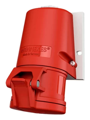 27008-1 TOMA VISIBLE 32AMP 3P+N+T 415V ROJO 6H IP44 LIBRE DE HALOGENO