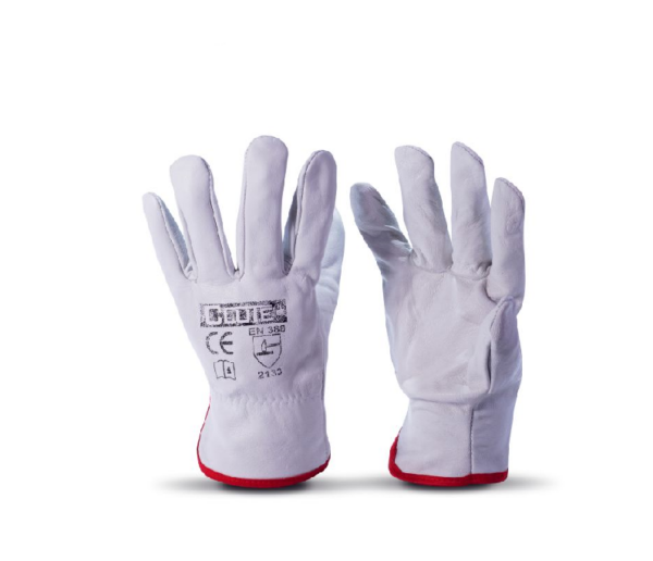 GUANTES DE SEGURIDAD BADANA BLANCO - CLUTE