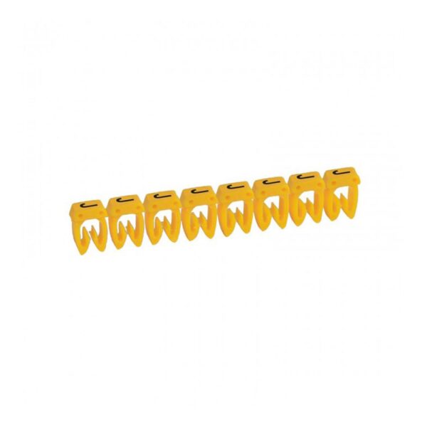 MARCADOR PARA CABLE 1.5 A 2.5 LETRA "J" - /TIRA X 20 UND