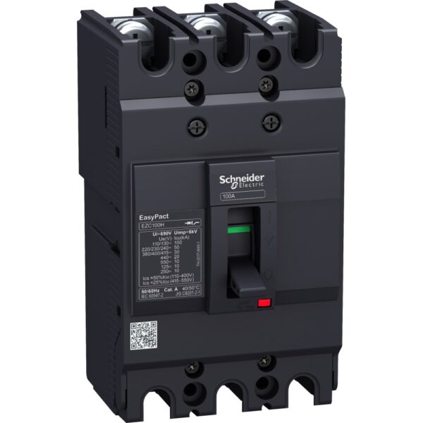 INTERRUPTOR AUTOMATICO CAJA MOLD 3P FIJO 40A 10KA/440VAC - EZC100N3040