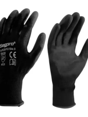 GUANTES DE POLIURITANO - NEGRO T/08