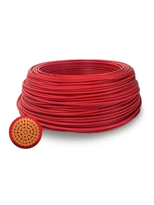 CABLE ELECTRICO 1X1.5MM LIBRE DE HALOGENO - COLOR ROJO (METRO)