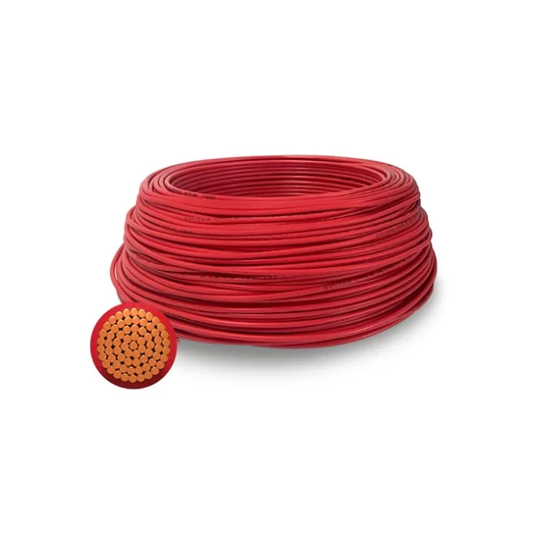 CABLE ELECTRICO 1X1.5MM LIBRE DE HALOGENO - COLOR ROJO (METRO)
