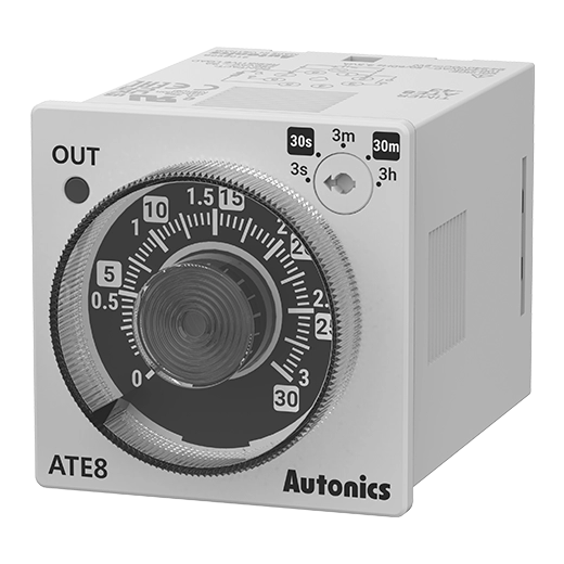 ATE8-43 Temporizador Analogico 100-240VAC(50/60Hz)24-240VDC - AUTONICS