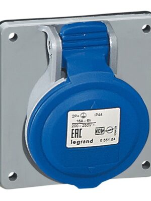 C6214C70034 TOMA INDUSTRIAL EMPOTRADO 16A 2P+T 250VAC IP44 - LEGRAND