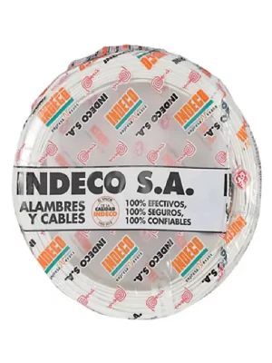 CABLE GPT 600V 18AWG CL5-BLANCO/100 METROS