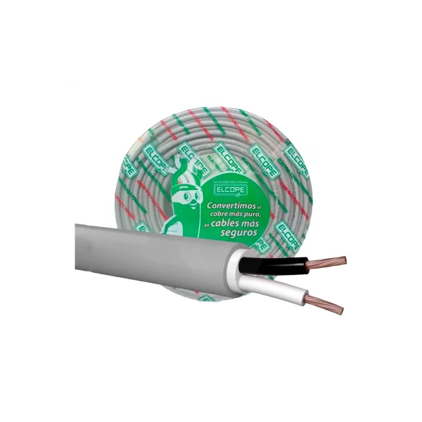 CABLE NMT 300/500V 2x12 AWG, CL5, VULCANIZADO NEGRO - EL COPE