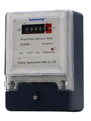 Dds986-Single-Phase-Two-Wire-Analog-Electronic-Energy-Meter Medidor EV monofásico DDS986 220V 60Hz