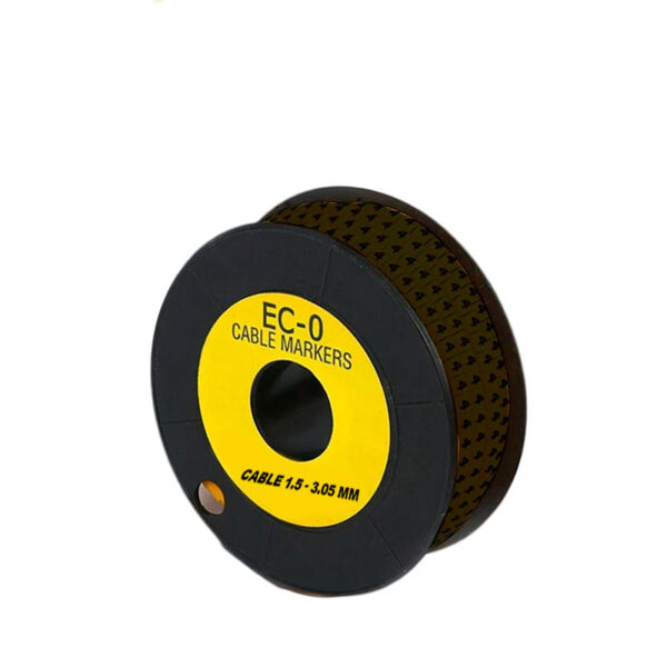 MARCADOR P/CABLE EC-0 LETRA "U" (ROLLO X 1000 PZAS)