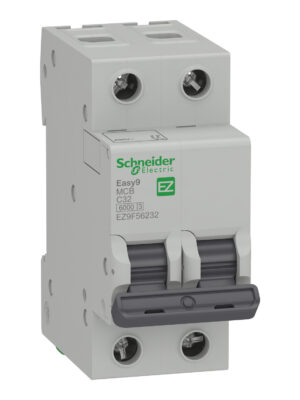 INTERRUPTOR TERMOMAGNETICO BIPOLAR 2X32 A EZ9F56232 SCHNEIDER 5013