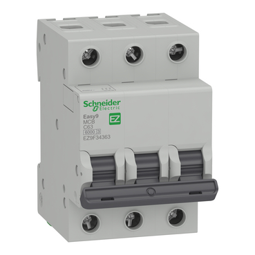 INTERRUPTOR TERMOMAGNETICO TRIPOLAR 3X63 A EZ9F56363 5539