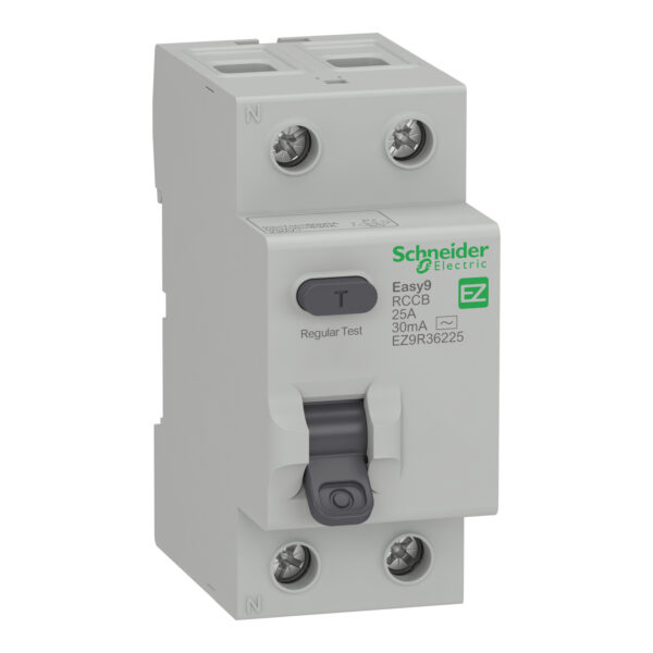 INTERRUPTOR DIFERENCIAL BIPOLAR 2X25 A 30MA EZ9F36225 SCHNEIDER 5302