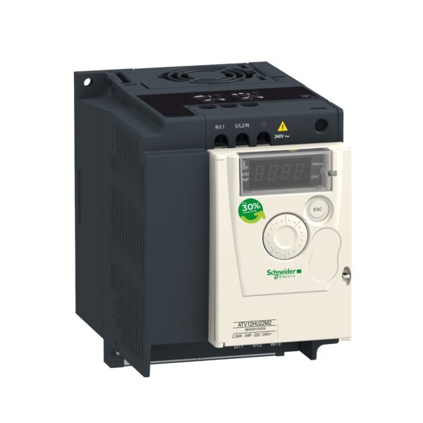 VARIADOR TRIFASICO 1HP/0.75KW 200-240VAC - ATV12HU15M3 - SCHNEIDER