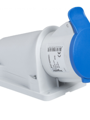 TOMA INDUSTRIAL ADOSABLE 3P + T32A 250VAC AZUL 9H IP44 PKF32W424