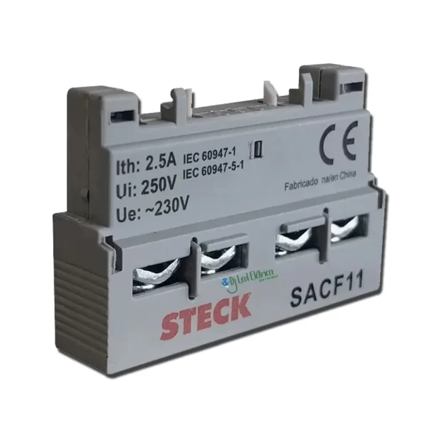 BLOCK CONTACTO AUXILIAR FRONTAL 1NA+ 1NC P/GUARDAMOTOR [SACF11]