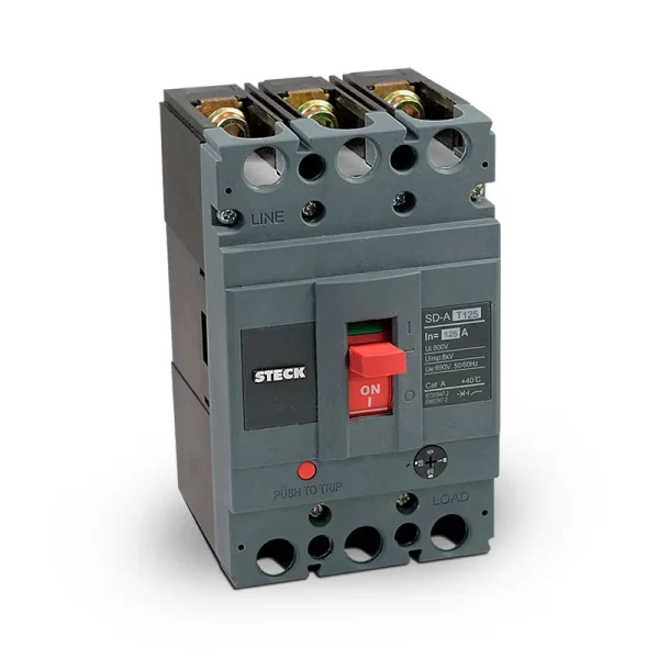 INTERRUPTOR CAJA MOLDEADA REGULABLE  3X125A (100~125A), 50/30/18KA EN 220/400/440V, IEC 60947
