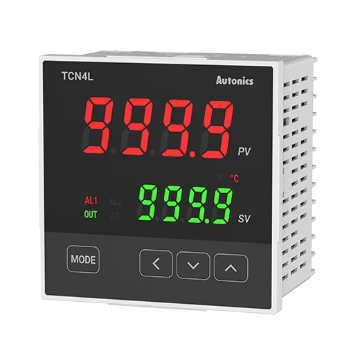 CONTROL DE TEMPERATURA DIGITAL 2 DISPLEY TCN4L-24R-96X96 100-240VAC