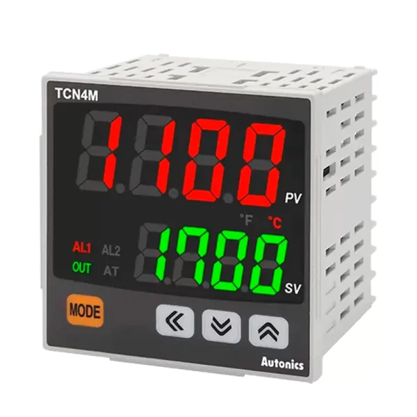 CONTROL DE TEMPERATURA DIGITAL 2 DISPLEY TCN4M-24R-72X72 100-240VAC