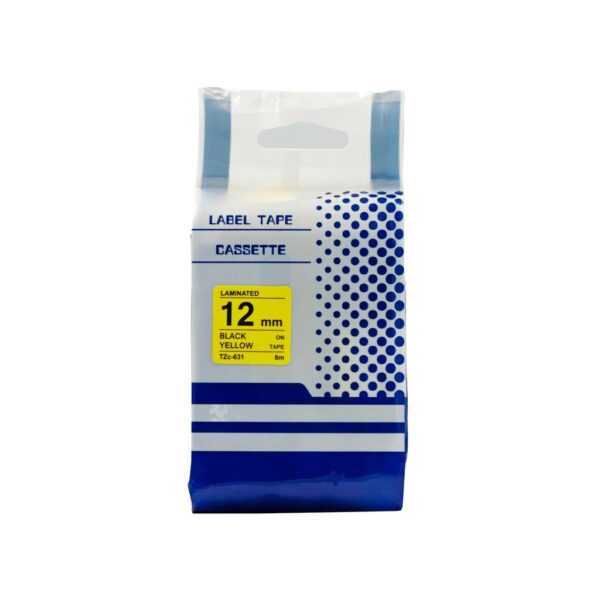 CINTA ADHESIVA EXTRA FUERTE AMARILLO (12MM X 8M) TZ2-S631