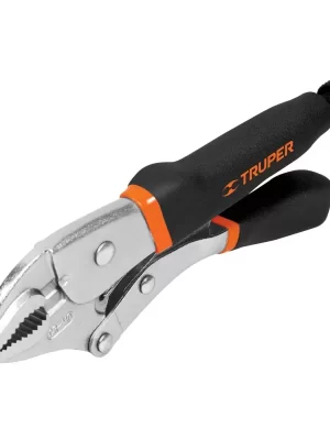 alicate-de-presion-punta-curva-10-truper-17436 ALICATE DE PRESION CURVA 10"