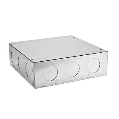 CAJA DE PASE DE METAL 200X200X100 CERRADO (PLANCHA 1/27)