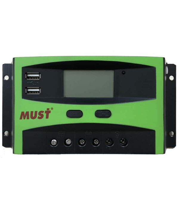 Controlador PWM LCD 30A 12/24V Must Solar