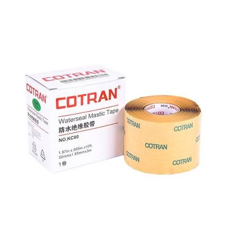 CINTA DE SELLADO DE AGUA KC80, PVC 2X0.65X10 PIES