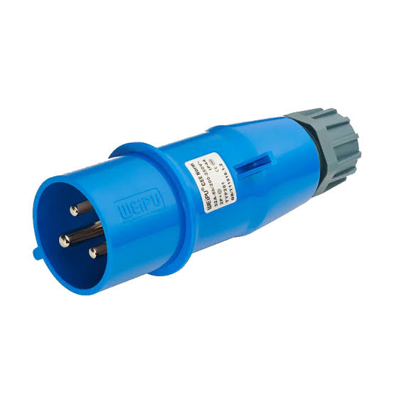 ENCHUFE INDUSTRIAL 32A 2P +T  250V - WEIPU