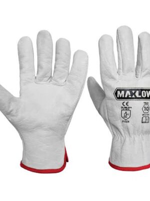 GUANTES CUERO VADANA BLANCO TALLA 10 - MAXLOW