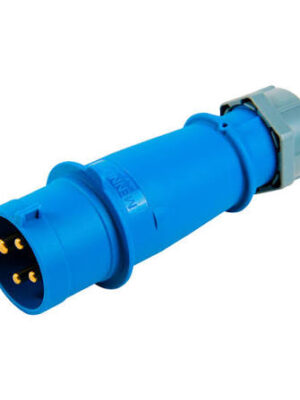ENCHUFE INDUSTRIAL 3P+32A AZUL 9H IP44