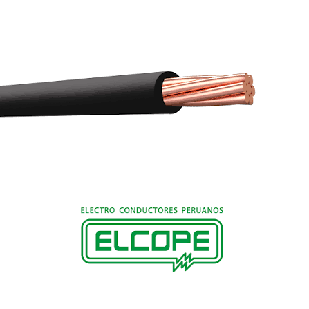 CABLE LSOH 450/750V 6 mm2, CL2, NEGRO, (METRO)- EL COPE