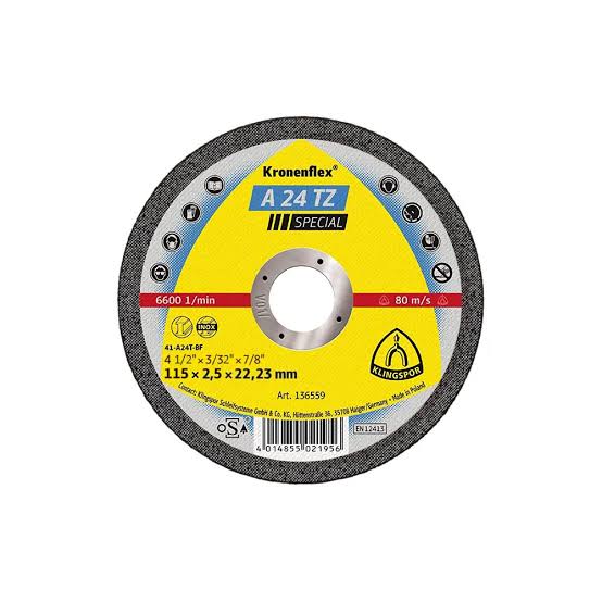 DISCO DE DESBASTE 4 1/2 x 1/4 x 7/8 KRONENFLEX