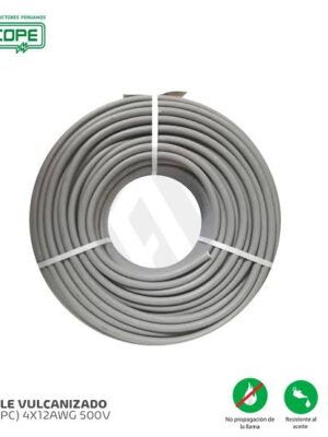 images (46) CABLE NMT 300/500V 4X12 AWG CL5 GRIS - VULCANIZADO METRO - EL COPE