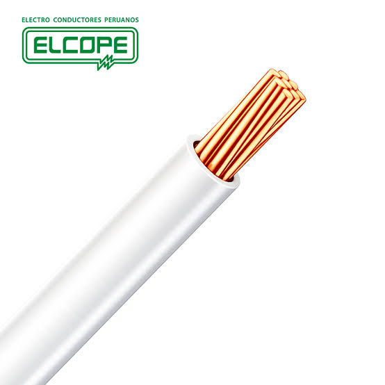 CABLE DOBLE FORRO THW 450/750V 12 AWG, CL2, BLANCO (METRO) - EL COPE