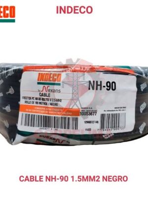 images (50) CABLE LIBRE HALOGENO 750V 1.5MM2 NEGRO FREETOX-PC NH90 - INDECO