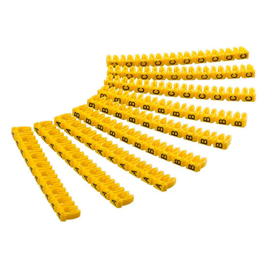 MARCADOR PARA CABLE 1.5 A 2.5 LETRA "B" - /TIRA X 20 UND