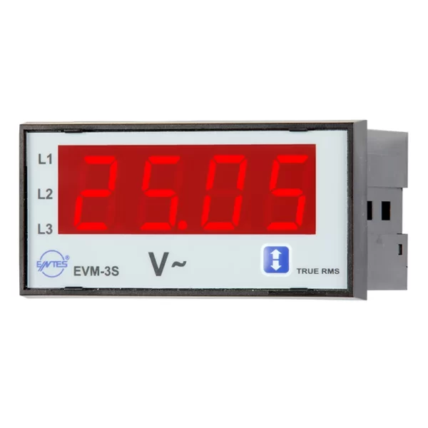 VOLTIMETRO DIGITAL 48 X 96 220VAC-EVM-3