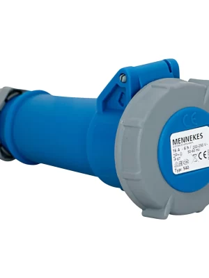 TOMA AEREO 16AMP 2P+T 250V AZUL 6H IP67
