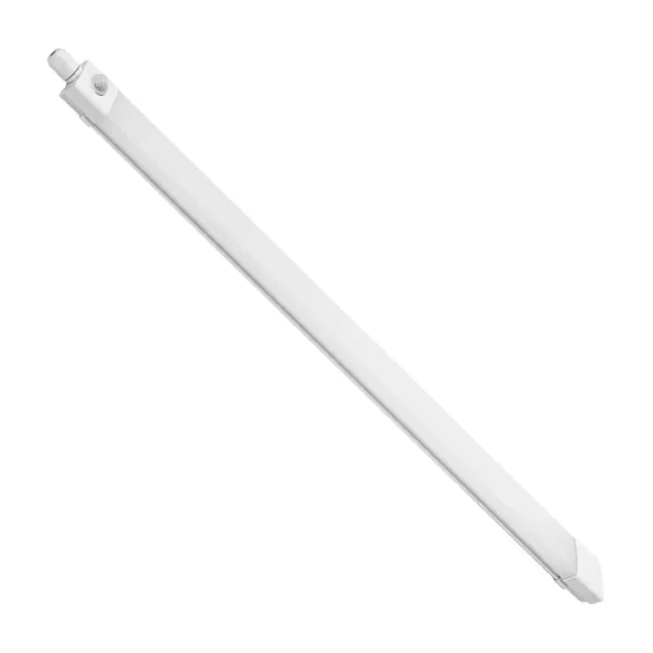 LUMINARIA HERMETICO LED 36W C/SENSOR 6500K (LUZ BLANCA) 4320LM IP65 127X21X19CM