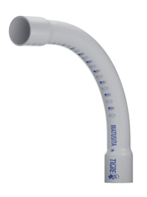 159244 CURVA L DE LUZ 1 PVC LIVIANO