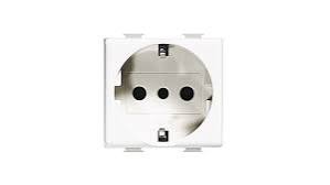 DADO TOMA CORRIENTE SCHUKO MARFIL 2P+T 10/16A-250V 2MOD MATIX